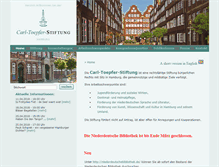 Tablet Screenshot of carltoepferstiftung.de